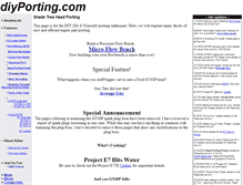 Tablet Screenshot of diyporting.com
